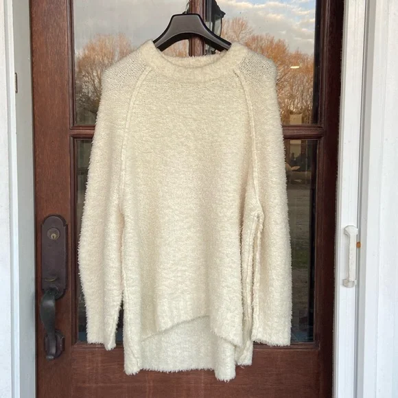 Free‎ People Teddy Sweater Tunic. Wool blend. Oversized. Medium